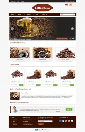 Web Design entry 684475 submitted by nerdcreatives to the Web Design for Coffee House run by tritta65