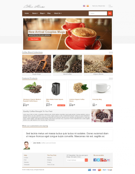 Web Design Entry 684486 submitted by Dan to the contest for Coffee House run by tritta65