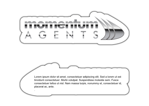 Business Card & Stationery Design entry 684719 submitted by plasticity to the Business Card & Stationery Design for Momentum Agents run by swa0330