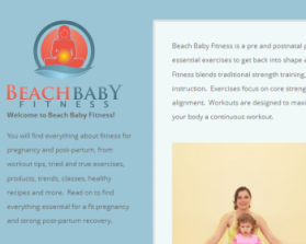 Logo Design entry 687184 submitted by Magmion to the Logo Design for Beach Baby Fitness run by sross