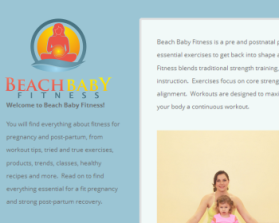 Logo Design entry 687190 submitted by iamzepolry to the Logo Design for Beach Baby Fitness run by sross