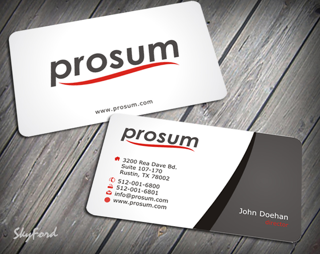 Business Card & Stationery Design entry 720957 submitted by skyford412