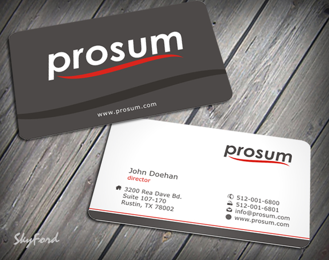 Business Card & Stationery Design entry 720961 submitted by skyford412