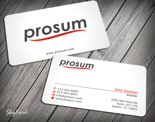 Business Card & Stationery Design entry 720963 submitted by skyford412