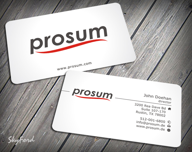 Business Card & Stationery Design entry 720965 submitted by skyford412