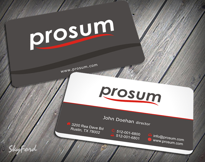 Business Card & Stationery Design entry 720967 submitted by skyford412