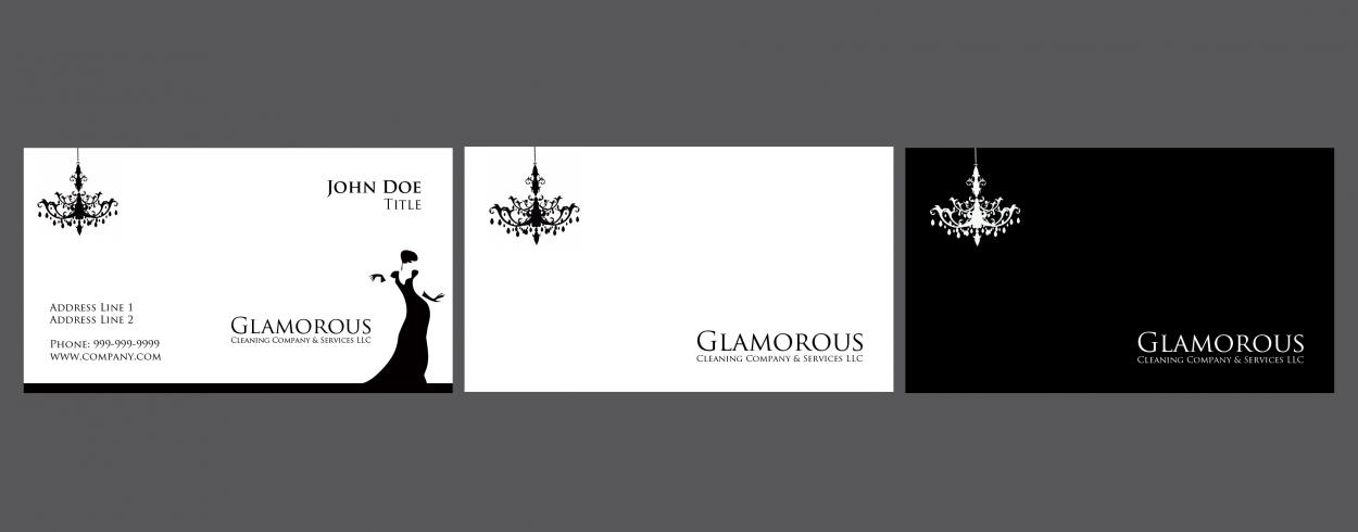 Business Card & Stationery Design entry 692634 submitted by adyyy to the Business Card & Stationery Design for Glamorous Cleaning Company & Services run by boardmenot2day