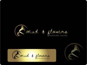 Logo Design entry 700408 submitted by desinlog to the Logo Design for Mud and Flowers Skincare Salon run by OQueen