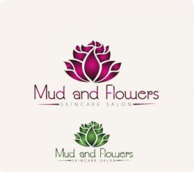 Logo Design entry 700460 submitted by desinlog to the Logo Design for Mud and Flowers Skincare Salon run by OQueen