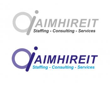 Logo Design entry 701294 submitted by SIRventsislav to the Logo Design for www.aimhireit.com run by akita2791