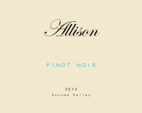 Logo Design entry 707088 submitted by DORIANA999 to the Logo Design for Allison, Pinot Noir, Sonoma Valley 2012 run by jimclopton