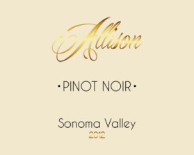 Logo Design entry 707111 submitted by DORIANA999 to the Logo Design for Allison, Pinot Noir, Sonoma Valley 2012 run by jimclopton