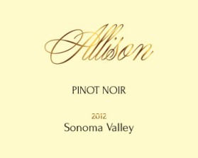 Logo Design entry 707157 submitted by civilizacia to the Logo Design for Allison, Pinot Noir, Sonoma Valley 2012 run by jimclopton
