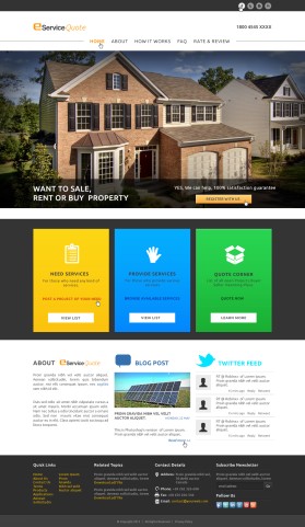 Web Design entry 732473 submitted by wirepaper