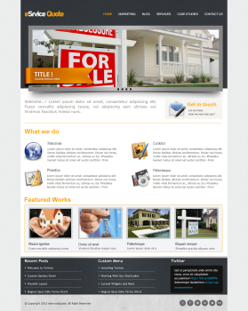 Web Design entry 735186 submitted by luckydesign