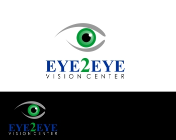 Logo Design entry 711086 submitted by greycie_214 to the Logo Design for Eye 2 Eye Vision Center run by burgeyedoc