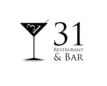 Logo Design entry 712508 submitted by iChrisToffee to the Logo Design for 31 Restaurant & Bar run by 31restaurant