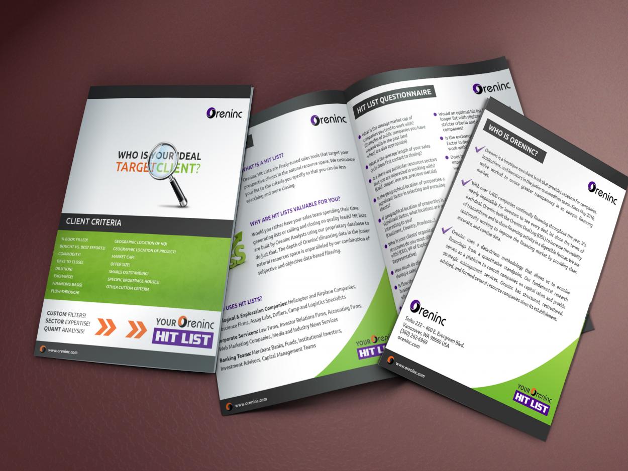 Brochure Design entry 743517 submitted by wirepaper