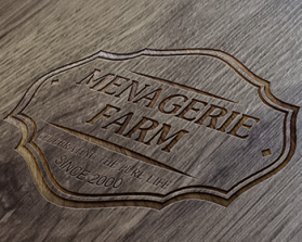 Logo Design entry 716619 submitted by shabrinart2 to the Logo Design for Menagerie Farm run by Menagerie Farm