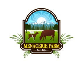 Logo Design Entry 716636 submitted by slickrick to the contest for Menagerie Farm run by Menagerie Farm