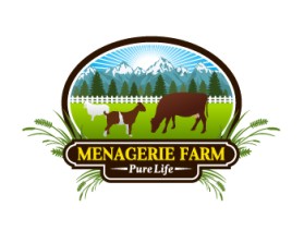 Logo Design entry 716640 submitted by slickrick to the Logo Design for Menagerie Farm run by Menagerie Farm