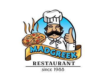 Logo Design entry 716731 submitted by rekakawan to the Logo Design for Mad Greek Restaurant run by Madgreekboss