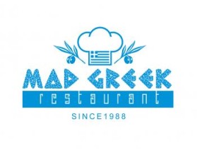 Another design by shefkire submitted to the Logo Design for Mad Greek Restaurant by Madgreekboss