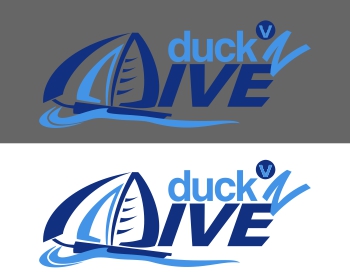 Logo Design entry 717277 submitted by greycie_214 to the Logo Design for Duck 'N Dive run by duck'n dive