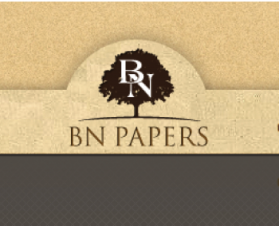 Another design by penta submitted to the Logo Design for BN Papers by rohan1693