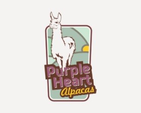 Logo Design Entry 727173 submitted by K. to the contest for Purple Heart Alpacas run by PacaTan