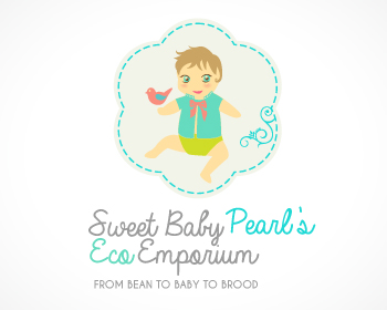 Logo Design entry 732878 submitted by aceana to the Logo Design for Sweet Baby Pearl's Eco Emporium run by SweetPearl's