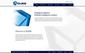 Web Design entry 732881 submitted by wirepaper to the Web Design for Queb Technologies run by Naveed 