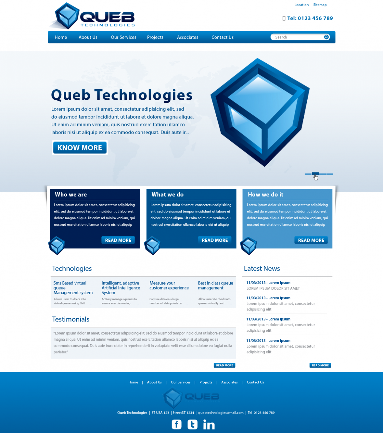 Web Design entry 764863 submitted by BrandNewEyes