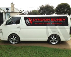 Logo Design entry 734383 submitted by luckydesign to the Logo Design for Lyndon Edney - Electrical Contracting Services run by tomislav