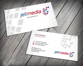 Business Card & Stationery Design entry 734778 submitted by dehints to the Business Card & Stationery Design for JETMEDIA run by jetmedia