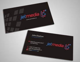 Business Card & Stationery Design entry 734788 submitted by dehints to the Business Card & Stationery Design for JETMEDIA run by jetmedia
