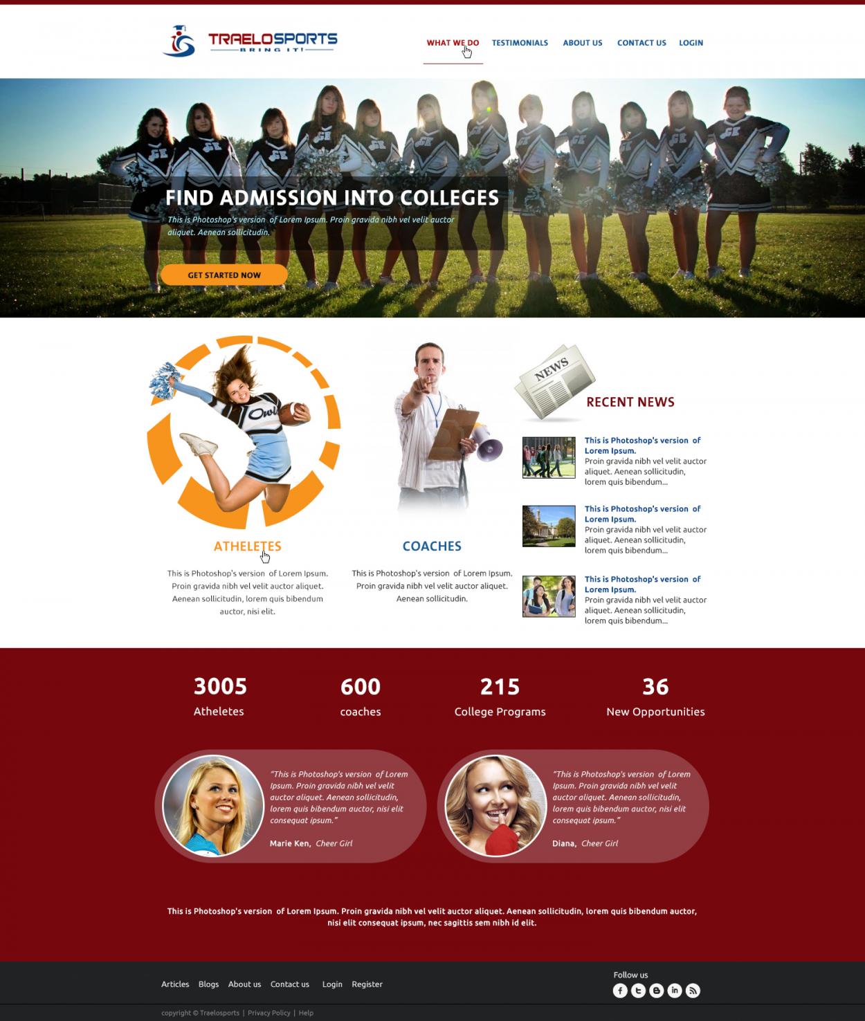 Web Design entry 769449 submitted by wirepaper