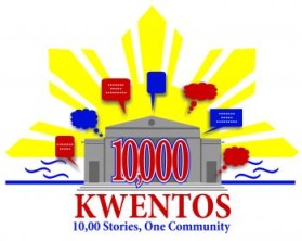 Logo Design entry 737927 submitted by fullmoon to the Logo Design for 10,000 stories in Filipino (www.100000kwentos.org) run by J8h7g6f5