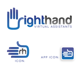 Logo Design entry 738731 submitted by john12343 to the Logo Design for Right Hand Virtual Assistants run by sdt