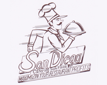 Logo Design entry 738881 submitted by alvin to the Logo Design for San Diego Catering Solutions run by pleasekamir