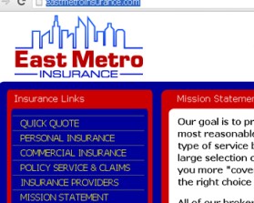 Logo Design entry 739408 submitted by airish.designs to the Logo Design for East Metro Insurance run by Eastmetroinsurance