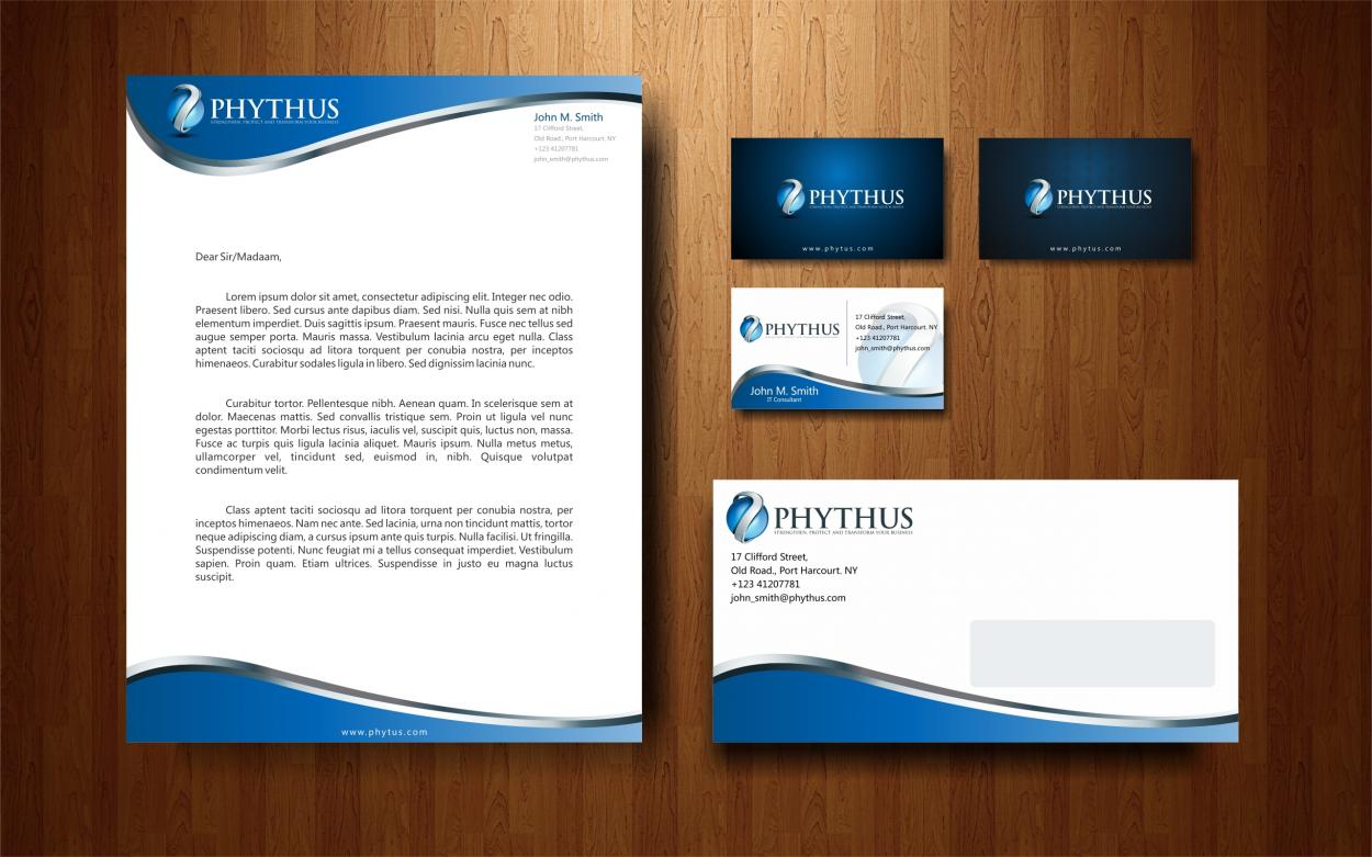 Business Card & Stationery Design entry 742946 submitted by glowerz23 to the Business Card & Stationery Design for Phythus run by dtmcidwz