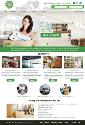 Web Design Entry 747235 submitted by LKdesign to the contest for 3E Moving & Storage run by coastallink
