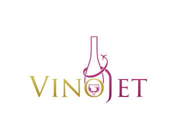 Logo Design entry 749221 submitted by Cre8iveVines to the Logo Design for www.vinojet.at run by weinmarketing