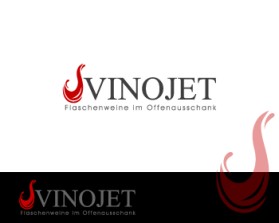 Logo Design entry 749197 submitted by glowerz23 to the Logo Design for www.vinojet.at run by weinmarketing