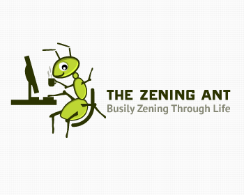 Logo Design entry 754308 submitted by Karunesh to the Logo Design for La hormiga zen / The zening  Ant  run by Victoria Miller