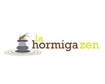 Logo Design entry 754343 submitted by Fruno to the Logo Design for La hormiga zen / The zening  Ant  run by Victoria Miller