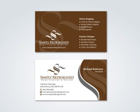 Business Card & Stationery Design Entry 759504 submitted by TCMdesign to the contest for www.simplyredesigned.com run by KUCER