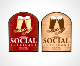 Logo Design entry 760346 submitted by rekakawan to the Logo Design for sociallubricantbrewing.com run by clinthowes