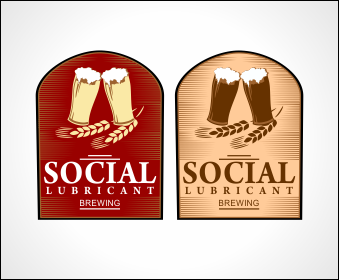 Logo Design entry 760380 submitted by joa to the Logo Design for sociallubricantbrewing.com run by clinthowes